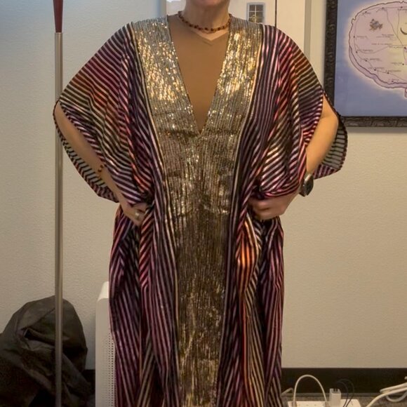 Jennafer Grace Bibette Deluxe Caftan | OOAK Handmade | Holiday Ready✨ | NWOT - Picture 13 of 14